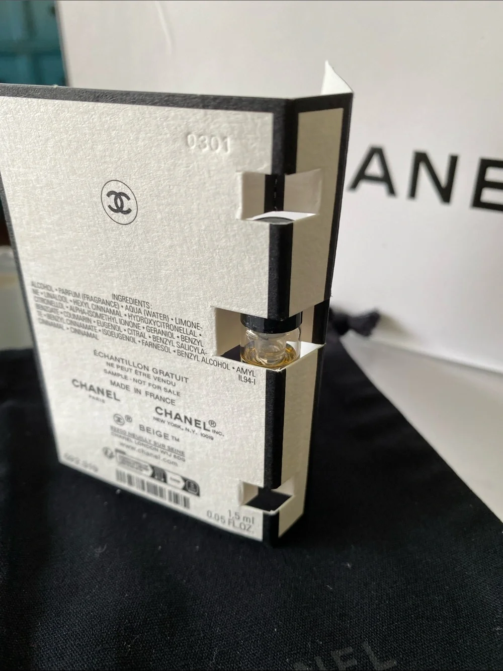 Chanel Beige Sample